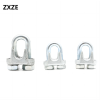 ZXZE U型固定夹头 M12mm 用于起重设备港口码头钢丝绳锁扣 卡头紧固夹头 卡扣固定