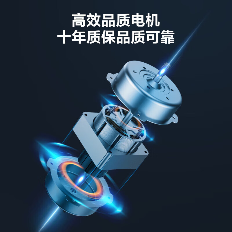 艾美特(AIRMATE)五叶家用电风扇大风量机械立式落地扇轻音节能柔风定时电扇宿舍降温风扇 FSW65T2-5高清大图