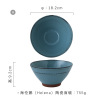 陶瓷碗 海伦娜创意陶瓷餐具 北欧蓝色大号饭碗7英寸汤碗泡面碗