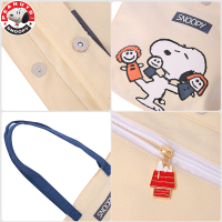 史努比(SNOOPY)配饰可爱单肩布包