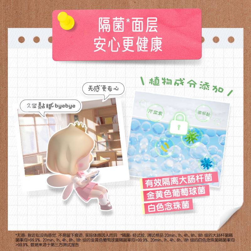 洁婷1013+少女专属日用卫生巾棉柔亲肤卫生棉女孩学生专用姨妈巾 日夜组合41片高清大图