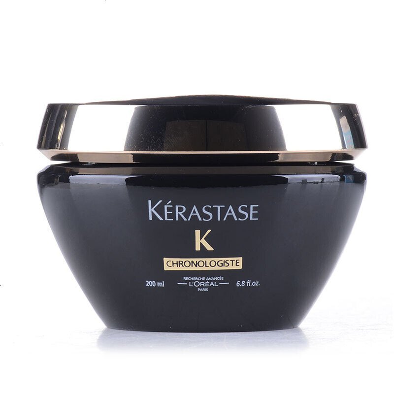 卡诗（KERASTASE） 黑钻凝时发膜200ml 鱼子酱精华多效修护改善沙发 头发营养护理免蒸发膜