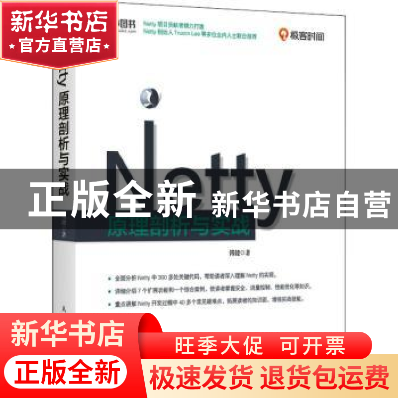 正版 Netty原理剖析与实战 傅健著 人民邮电出版社 9787115567635