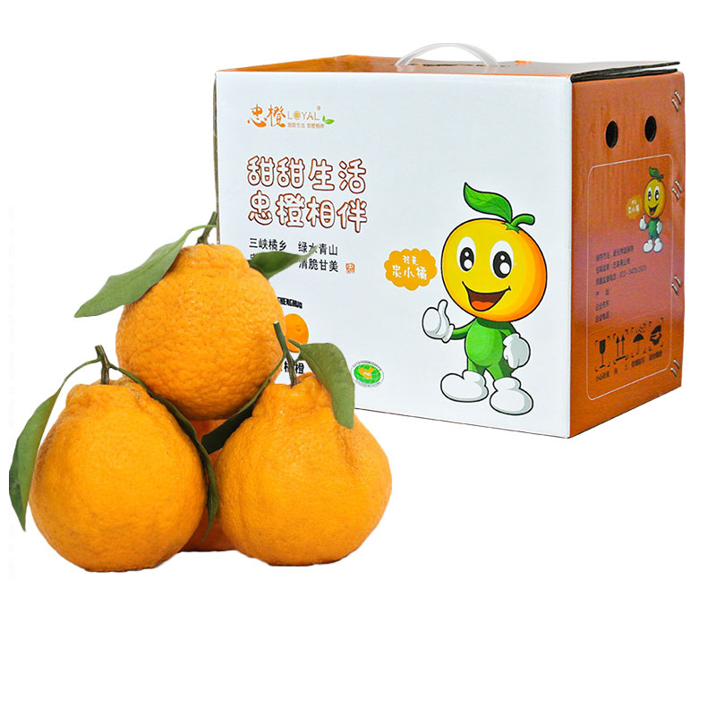 忠橙重庆忠县柑橘春见耙耙柑不知火丑柑大果新鲜现摘红橙子水果礼盒