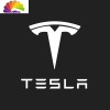 舒适主义特斯拉 tesla model x s反光车标贴膜装饰车贴轮毂把手改装配件 MODELS一代反光白色全套