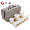 厨小姐羊脂玉陶瓷茶具套装 CXJ-1054/套(颜色请备注)