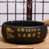 紫砂烟灰缸陶瓷创意个性时尚复古中式大号办公室客厅茶几潮烟缸