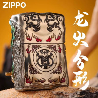 zippo打火机正品斗战胜佛重甲机夜光珐琅创意个性防风送男士男友礼品生日礼物高档送...