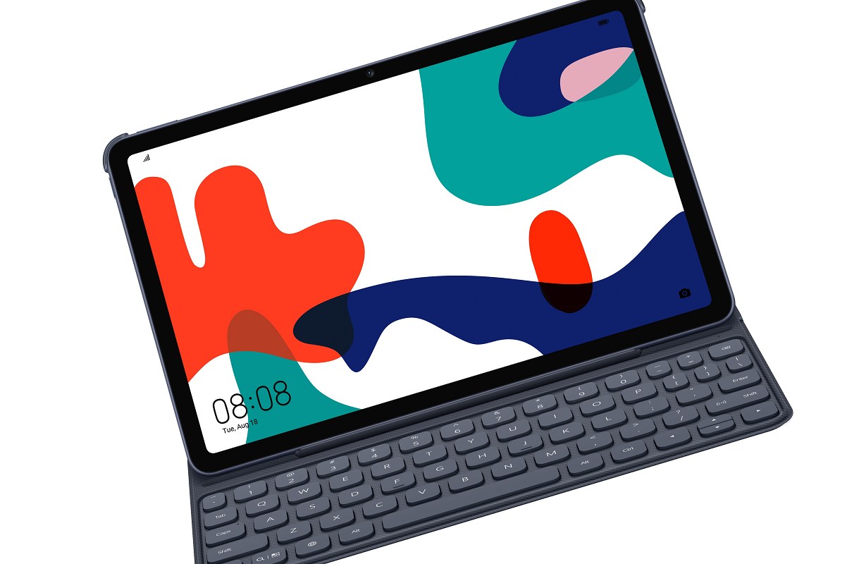 华为智能磁吸键盘 C-Bach3- keyboard 深灰色 适用于HUAWEI MatePad 10.4 平板电脑键盘高清大图