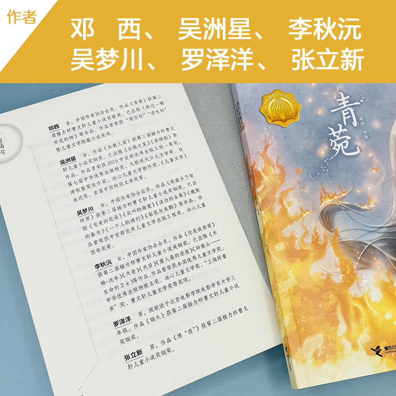 [正版]接力青菀 接力杯曹文轩儿童小说奖短篇获奖小说作品集 儿童文学小学生课外阅读书籍