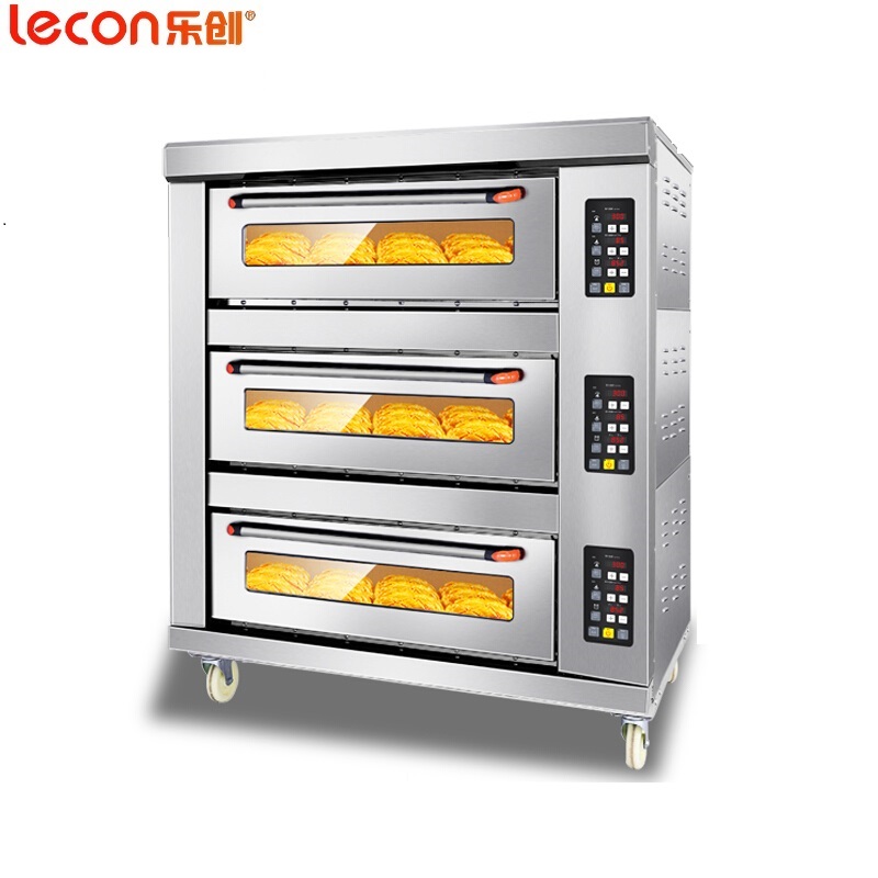 lecon/乐创洋博 YXD-Z306 商用烤箱 三层六盘电热烤箱商用电烤箱蛋糕面包烤炉 披萨蛋挞烘炉大功率烤箱商用