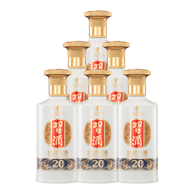 贵州习酒 金质习酒53度 500ml*6瓶 整箱装（新版）