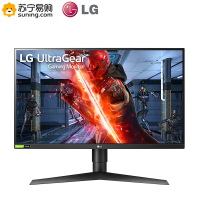 LG 27GN750 27英寸高清IPS屏原生1ms响应时间兼容G-Sync技术240Hz刷新率HDR10液晶电脑游戏电竞小金刚显示器