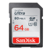 闪迪（SanDisk）64GB 读速80MB/s 至尊高速SDXC UHS-I存储卡 Class10 SD卡