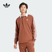 阿迪达斯(adidas) 三叶草2024年男子Rugby polo长袖T恤 IZ2469