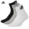 adidas阿迪达斯男女运动风袜子到脚踝三双装