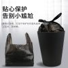 50个手提式垃圾袋 加厚 手提式垃圾袋家用加厚厨房一次性背心式分类黑色塑料袋子