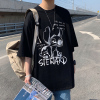梵克公牛夏季港风宽松bf短袖T恤男生卡通休闲半袖上衣ins青年帅气韩版体恤