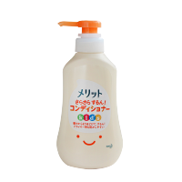 日本花王Merit儿童宝宝无泪无硅油泡沫弱酸护发素360ml
