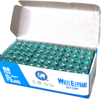 白象电池5号60节普通五号1.5v电池碳性干电池玩具鼠标专用