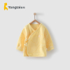 童泰(TONGTAI)2021年四季款0-3月新生婴儿衣服男女宝宝纯棉家居服上装和服系带上衣儿童家居服上装