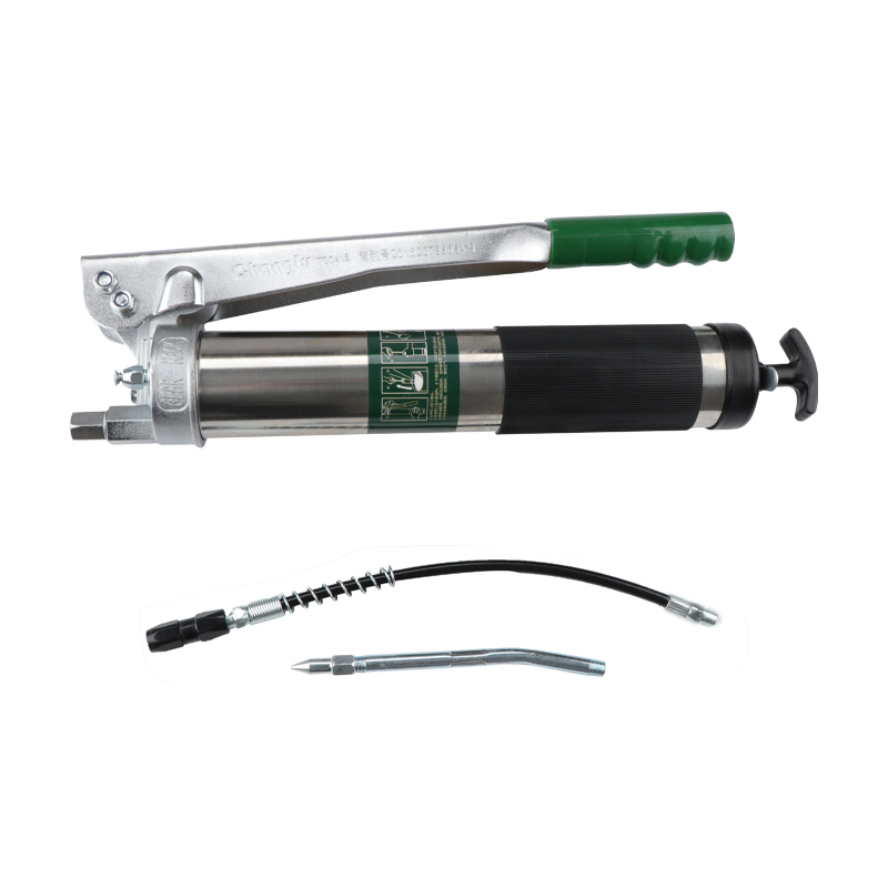 长鹿 不锈钢管齿轮式黄油枪 800CC