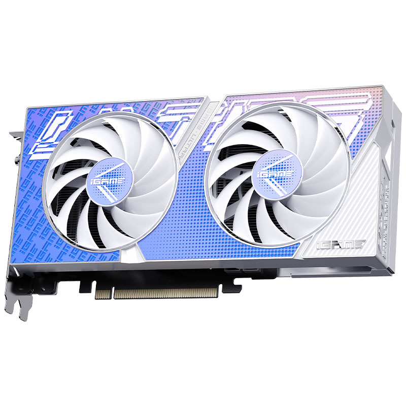 七彩虹 iGame GeForce RTX 4060 Ultra W DUO OC 8G电竞光追游戏设计电脑显卡高清大图