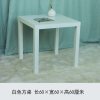 创意小茶几小方桌子沙边桌边几咖啡桌幼儿园小桌子简约现代黑色2件套组装