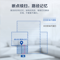 海尔(Haier) 扫地机器人 TAB-T750B家用全自动扫拖地神器一体机智能吸尘器吸小米粒