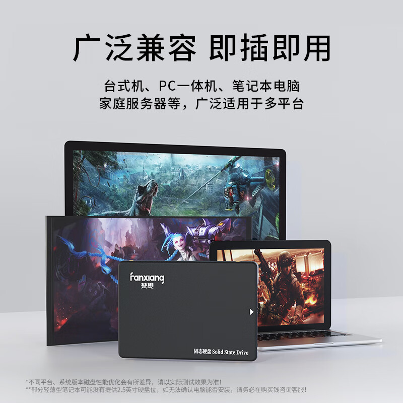 梵想(FANXIANG)512GB SSD固态硬盘 SATA3.0接口 S101系列(三年质保)防震抗摔高速传输原厂芯片