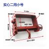 货车紧绳器收拉绞绳器焊接铁拉紧线绳器挂车工具紧固器货物捆绑带 实心二用小号红