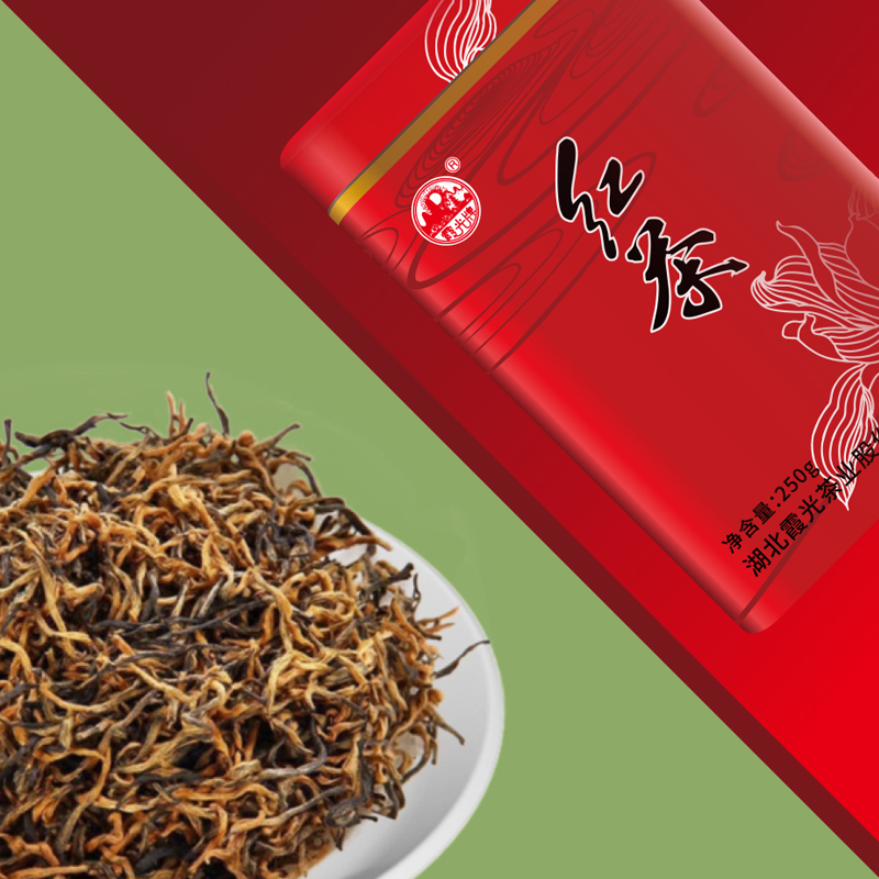 霞光牌 红茶250克罐装高清大图