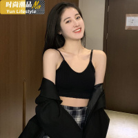 YUNWUXIN内衣女无钢圈美背文胸小胸聚拢运动吊带背心胸罩少女学生高中抹胸吊带