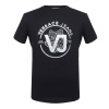 VERSACE JEANS男士黑色棉质短袖T恤衫B3GTA75H 36590 899