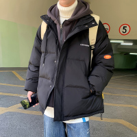 BaLuoShang青少年冬装加厚外套男棉袄初中高中学生保暖棉衣假两件羽绒棉服潮棉衣
