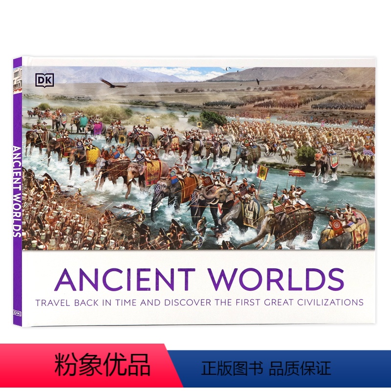 【正版】DK穿越时空的古代世界 英文原版绘本 Ancient Worlds Travel Back in Time 儿