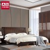 A家家具 床 现代中式新中式实木床头架子古韵时尚现代简约卧室家具春晓系列木质 G003 1.8米排骨架+床垫+2床头柜
