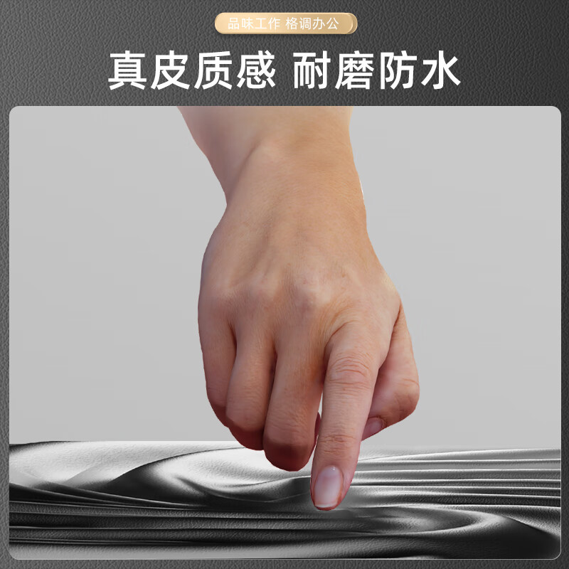 得力 22215 皮面本 黑色 25K 96张 可插笔绑带 记事本工作笔记本子日记本