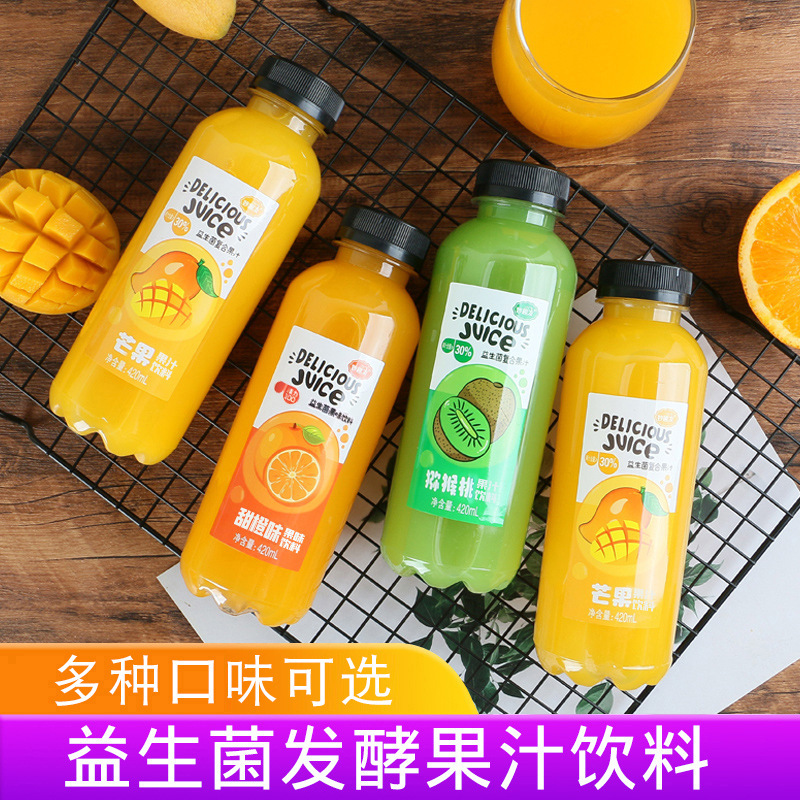妙趣友益生菌果汁饮料猕猴桃味420ML*6瓶