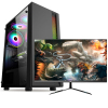 铭能 i9级18核2686V4/RTX3070/RX6600XT独显/64G内存/1T固态 台式电脑 台式机 电脑主机 组装电脑家用办公设计学生直播吃鸡游戏台式组装机+21.5英寸
