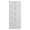 臻远分体五节柜文件柜 ZY-KLP-G011 2050*900*400灰白色厚度0.6mm