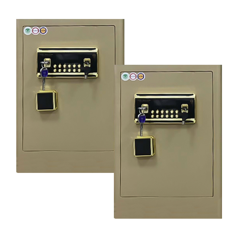 榭邦 品质保险柜5环保喷粉智能锁具加粗锁栓保险柜(400L480W800H) 卡其色高清大图