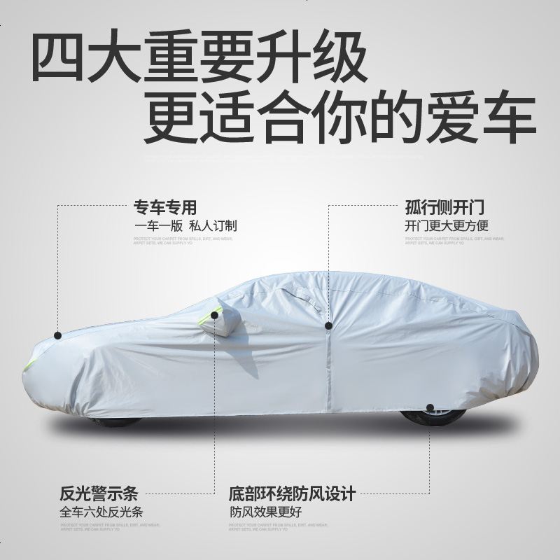 [补贴10%]吉利远景SUV专用X6/X3/X1/S1专用车衣车罩防晒防雨加厚隔热2021款高清大图