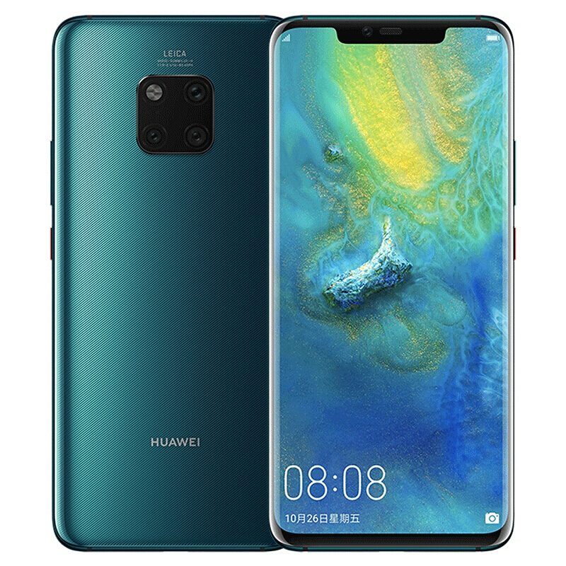 二手8成新huawei华为mate20pro翡冷翠8g128g全网通4g华为二手手机视频