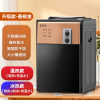 纳丽雅(Naliya)饮水机台式小型制热冷热冰温热家用宿舍智能办公室学生_升级香槟金带门-推杯取水_冰温热