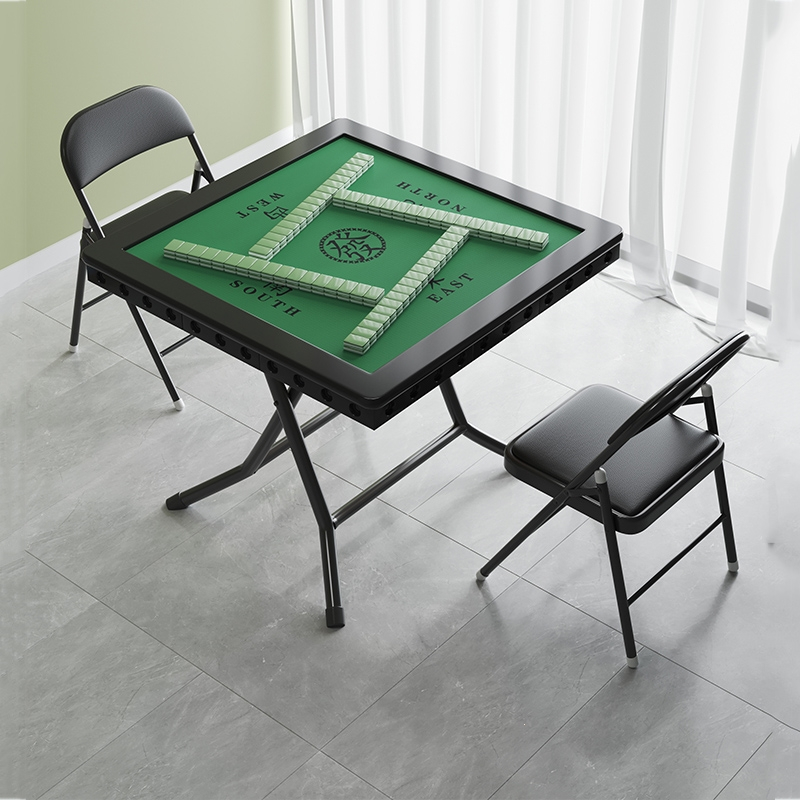 闪电客麻将桌可折叠家用手搓简易打牌桌子面板小型方桌手动棋牌桌麻雀台