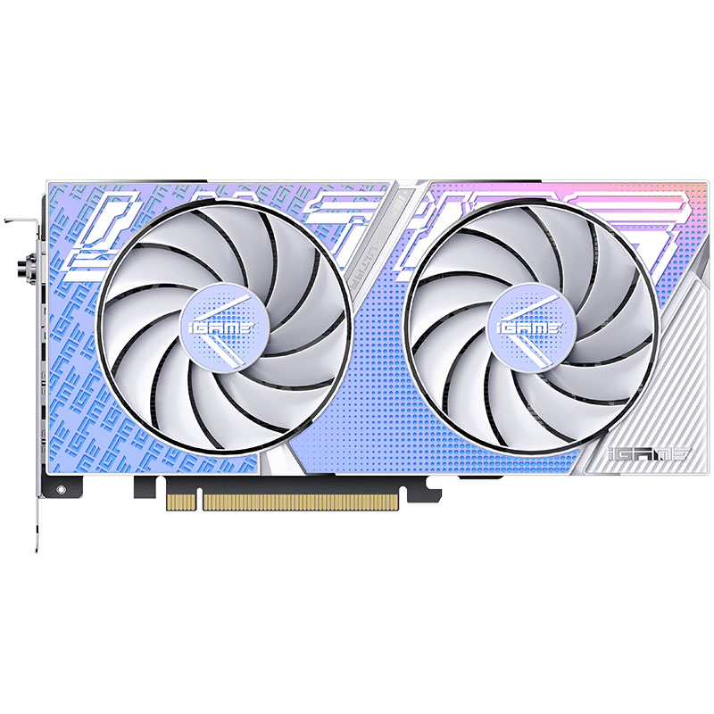 七彩虹 iGame GeForce RTX 4060 Ultra W DUO OC 8G电竞光追游戏设计电脑显卡高清大图
