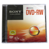 索尼(SONY)DVD-RW刻录盘1-2速4.7G单片盒装
