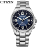 国行 西铁城(CITIZEN)光动能商务休闲钢带蓝盘多局电波男表 CB0170-81L