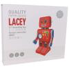 纸居良品 遥控机器人特色拼图DIY拼装潮玩玩具 LACEY ZJ-D202 红色